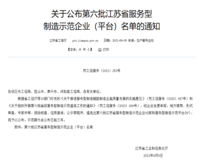 长虹智能装备荣膺省服务型制造示范企业 专业承包引领智造新篇章